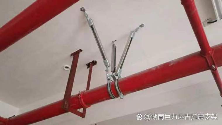 抗震支架安装距离会因管径,桥架规格,通风风管截面积和直径的不同而有
