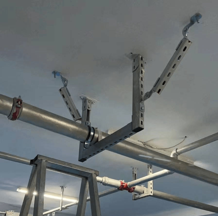 抗震支架产品的质量要求与管道水平干管安装方式