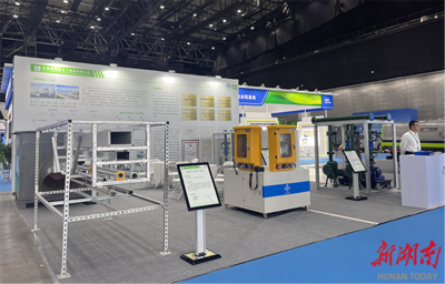 黑科技助力绿色未来 中建奇配抗震支架闪耀湖南绿博会